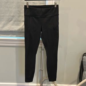 Athleta black Contender tight with pockets, size Small tall